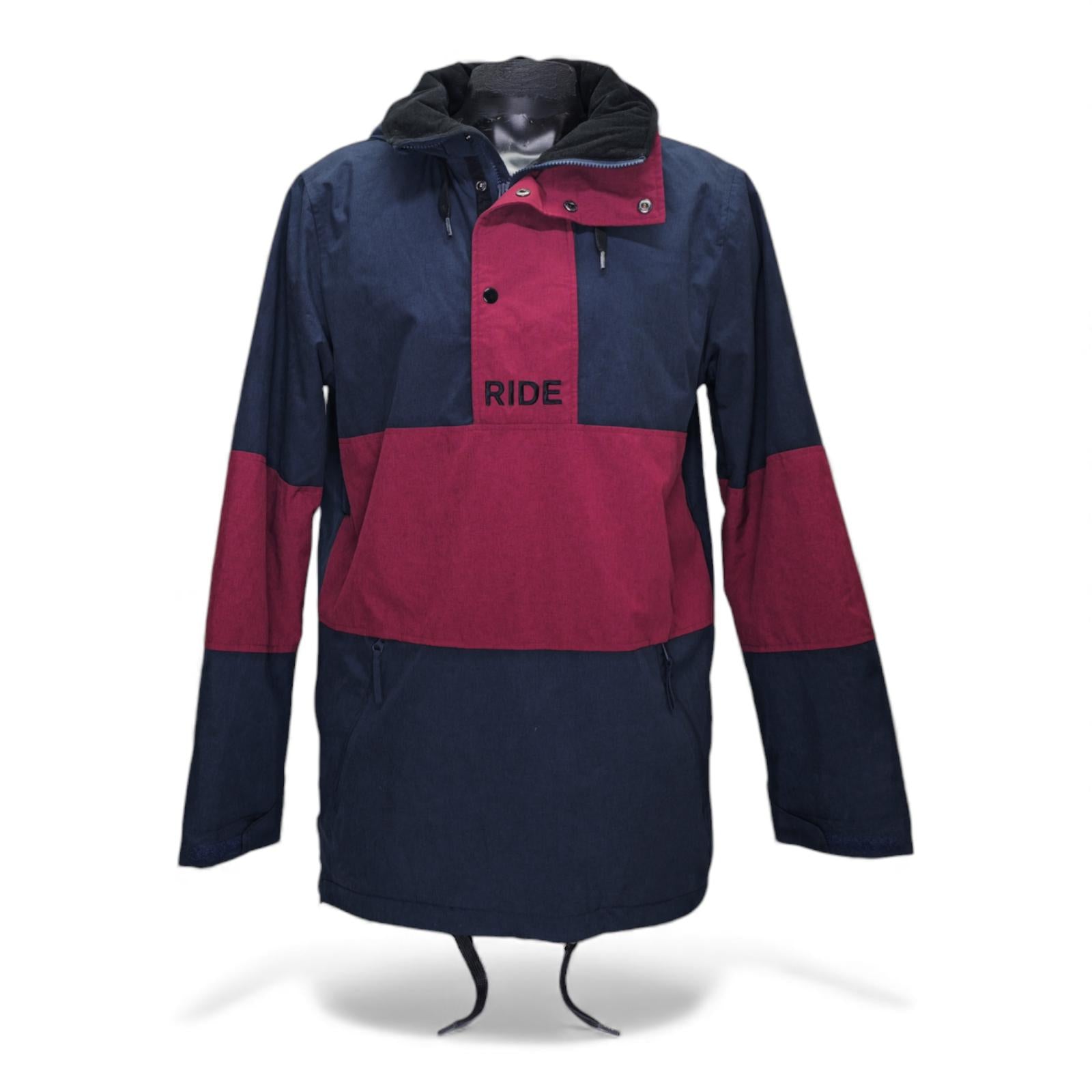 Ride Snowboard Company Men's Ski & Snowboard Jacket - Navy and Burgundy