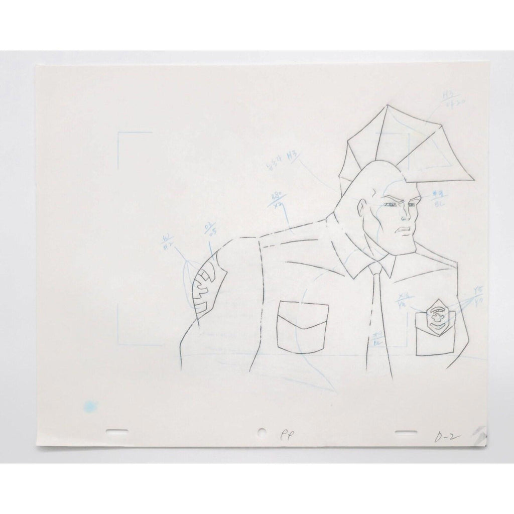 Savage Dragon Authentic Animation Production Cel & Drawing The Savage Dragon by Savage Dragon