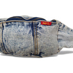 Vintage Apri Denim Style Waist Bag Fanny Pack with Adjustable Strap by apri