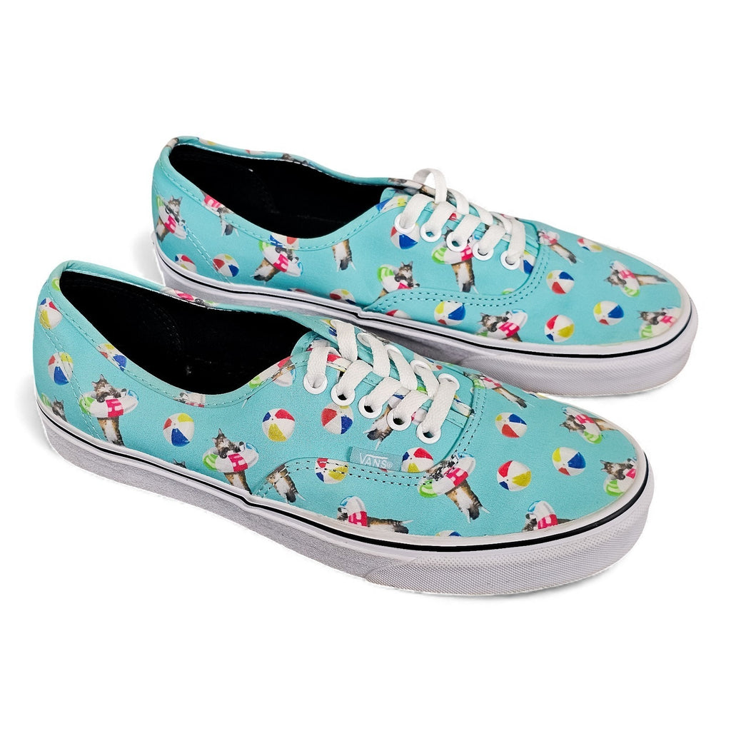 Vans Cat Print Lifesaver Pool Party Cat Aqua Blue 10w/8.5m by VANS