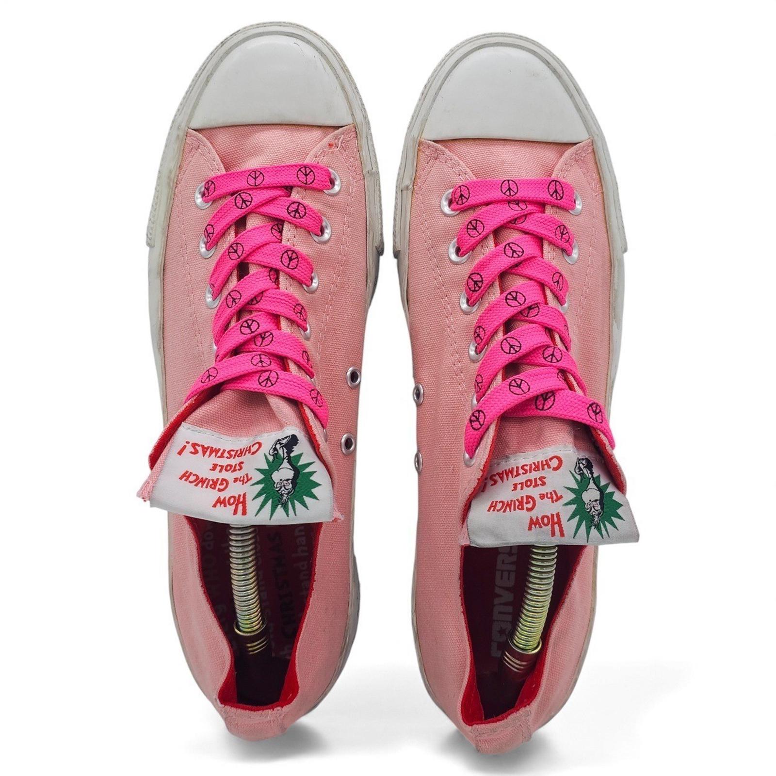 Converse Chuck Taylor All Star Low Top Dr Seuss The Grinch Pink Lace Up Women 10