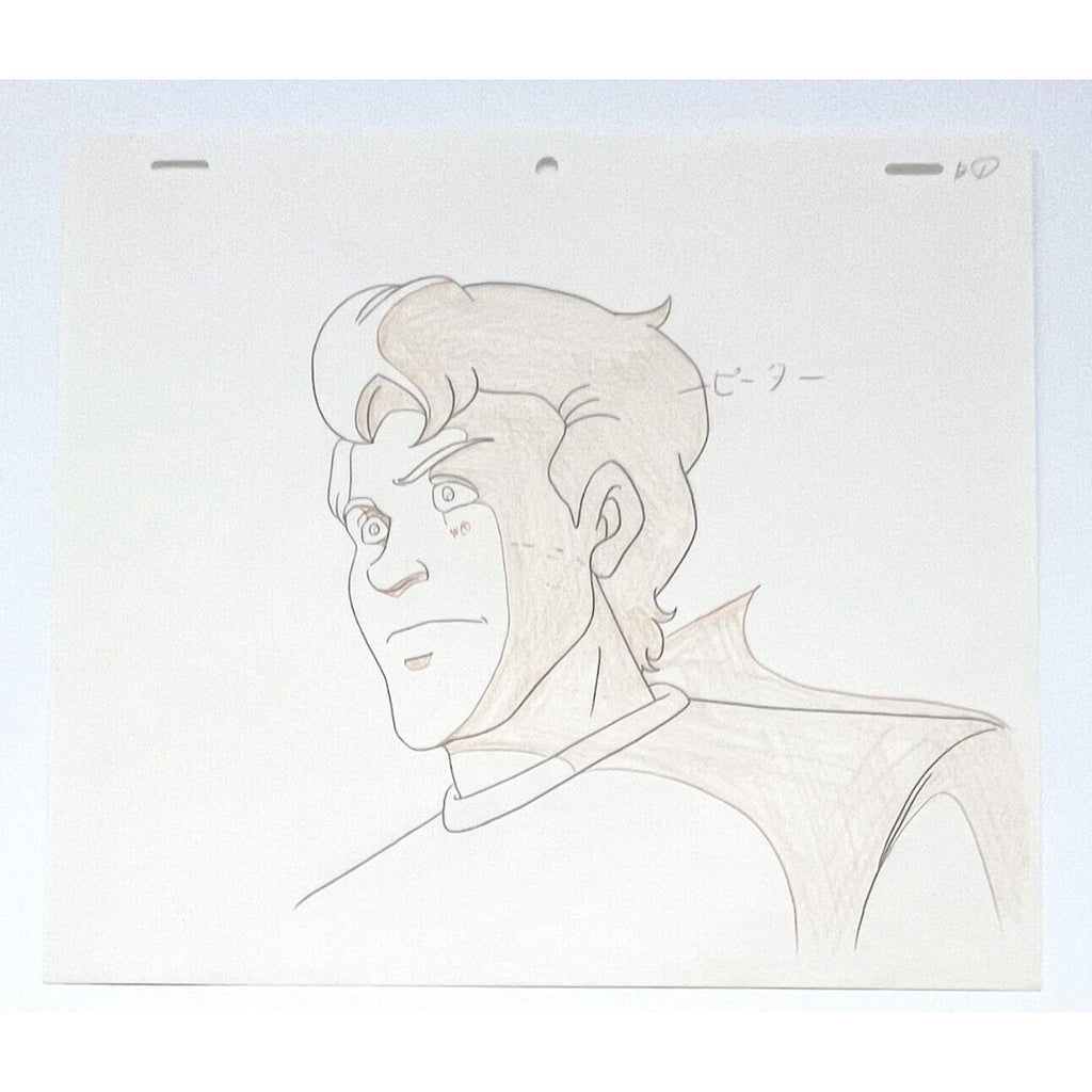 Real Ghostbusters Authentic Animation Production Cel & Drawing Dr. Peter Venkman by Dic