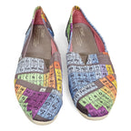 TOMS Shoes Alpargata Flats Multicolor Periodic Table - Womans 9 by TOMS