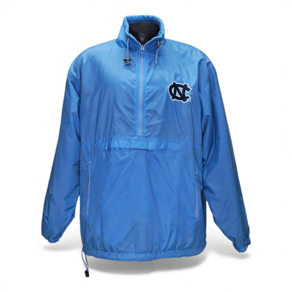 Champion North Carolina Anorak Reversible Half Zip Fleece Light Blue Adult L