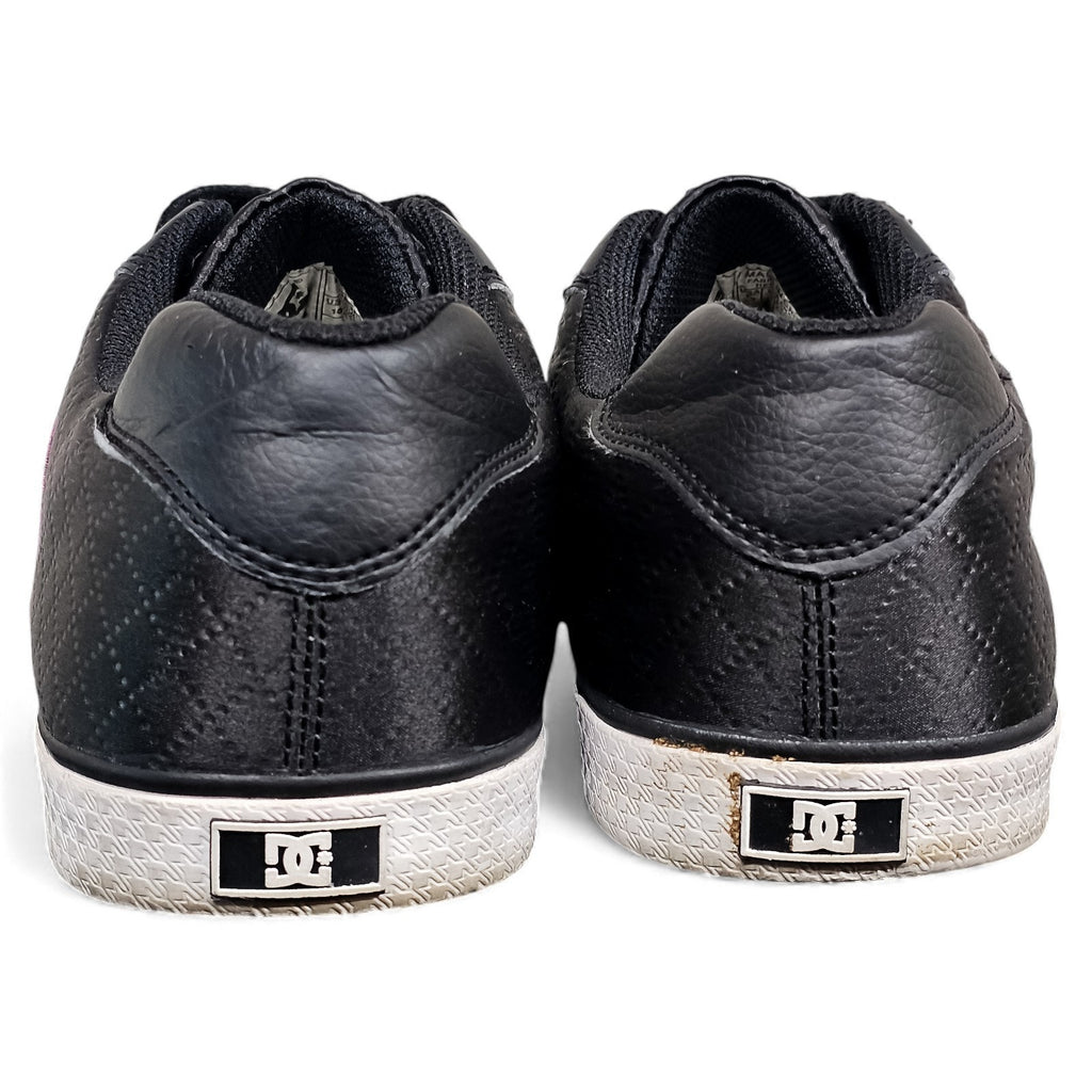 Vintage DC Shoes Low Top Sneakers Pink with Rainbow Eyelet Rare 10w/8.5m by DC Shoes