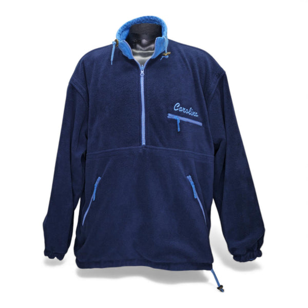 Champion North Carolina Anorak Reversible Half Zip Fleece Light Blue Adult L