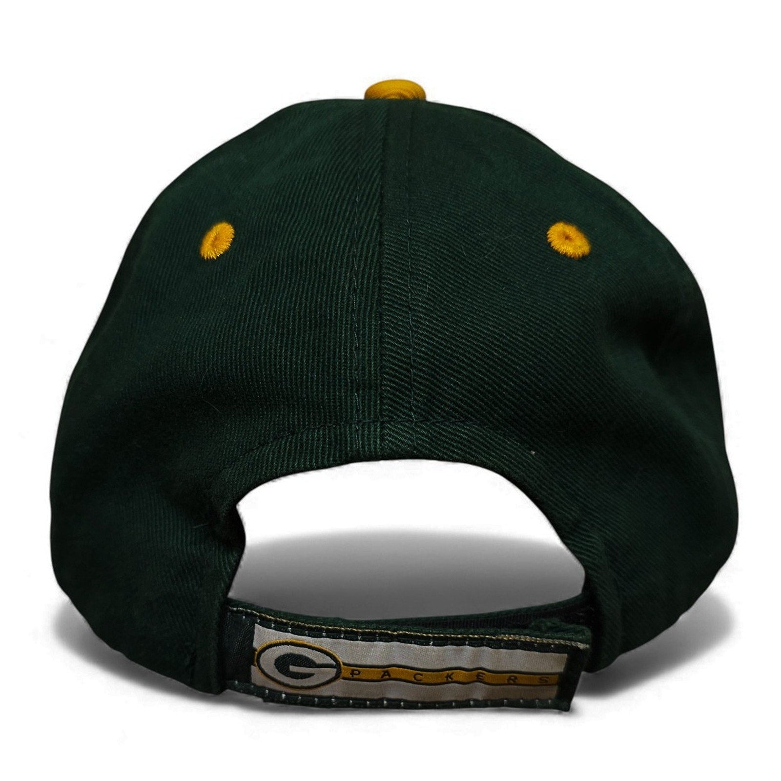Vintage 90's Green Bay Packers Hat Green & Yellow Kid NFL Adjustable by NFL