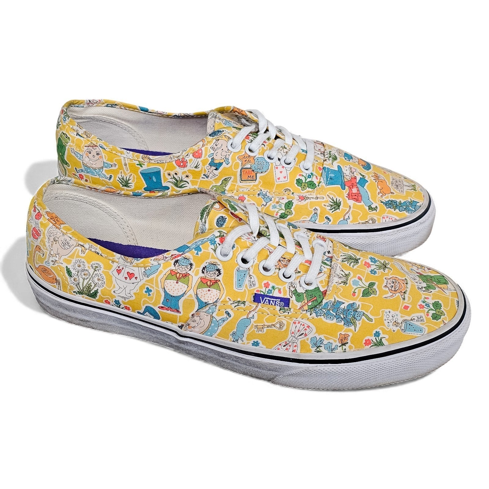 Vans Alice in Wonderland Down Rabbit Hole Authentic Sneakers 10w/8.5m by VANS