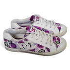Vintage DC Shoes Low Top Sneakers Purple Print Rare 10w/8.5m by DC Shoes