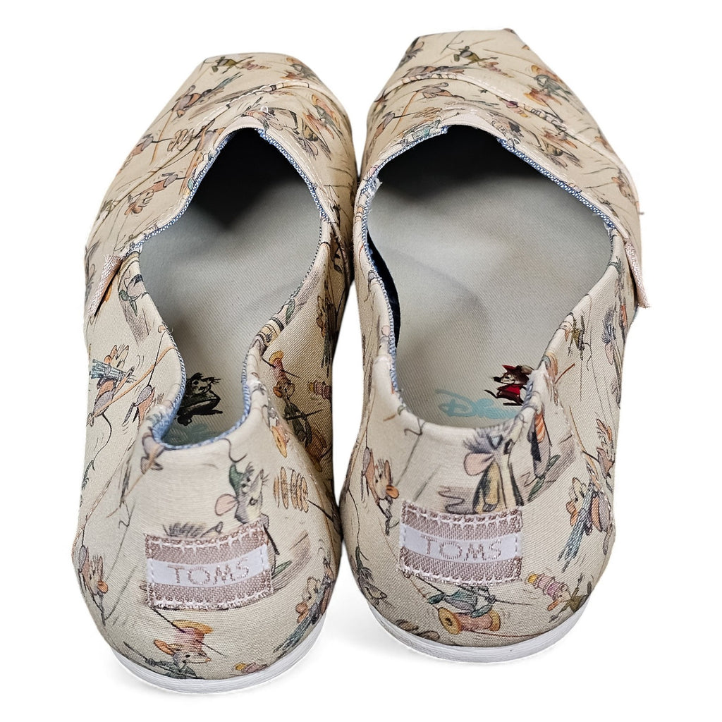 TOMS Shoes Alpargata Disney x Gus and Jaq Printed Canvas Flat - Womans 9.5 by TOMS