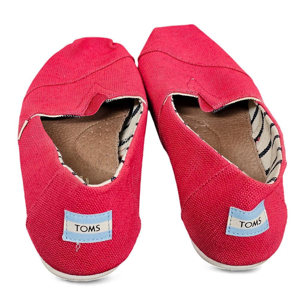 TOMS Shoes Alpargata Cloudbound Flat Red Fabric - Womans 9.5 by TOMS