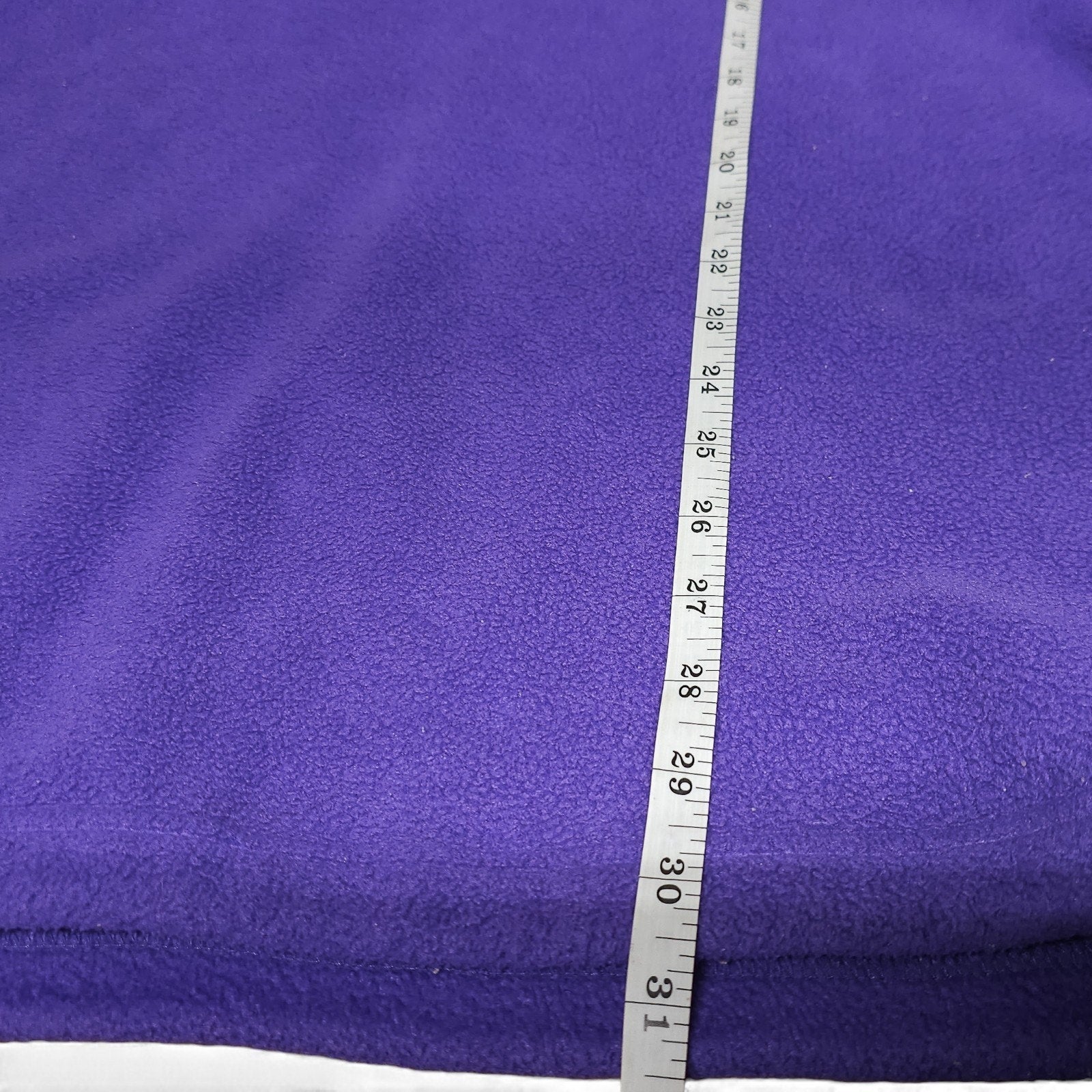 Vintage Minnesota Vikings Purple Embroidered Fleece Quarter Zip Sweatshirt XL by NFL