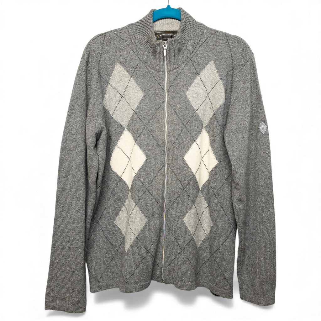 James Pringle Weavers - Zip Up Sweater - L by James Pringle