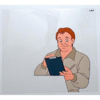 Real Ghostbusters Authentic Animation Production Cel & Drawing Ray Stantz C20 by Dic