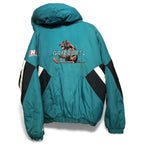 Utah Grizzlies IHL Vintage Starter Hockey Jacket Kangaroo Pouch Zip-Up Adult L