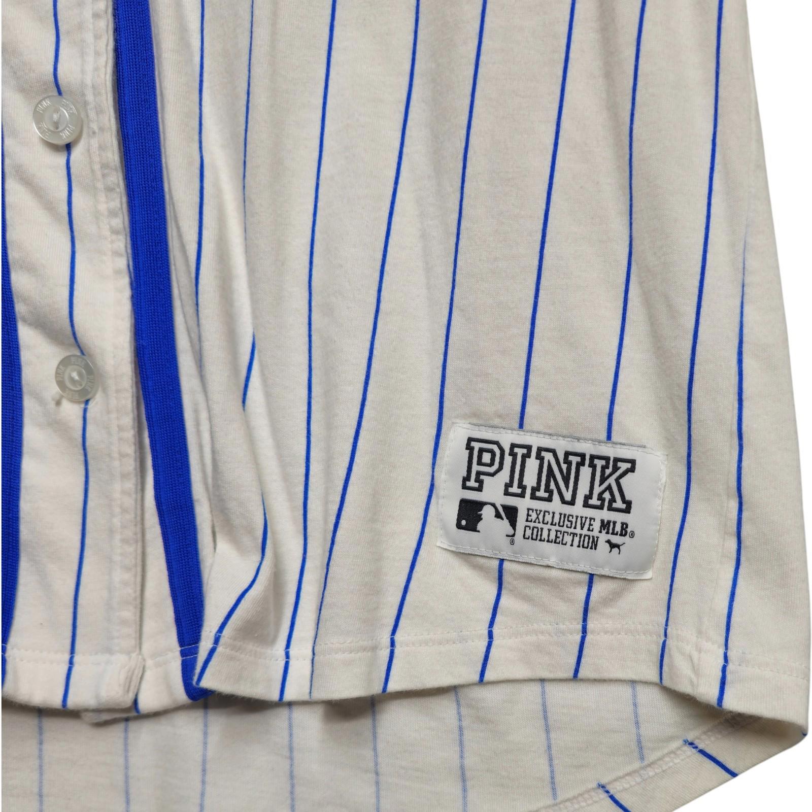 PINK Victoria Secret Milwaukee Brewers 1970 Womens Jersey Size XS MLB EUC by PINK