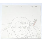 Real Ghostbusters Authentic Animation Production Cel & Drawing Ray Stantz B-6 by Dic
