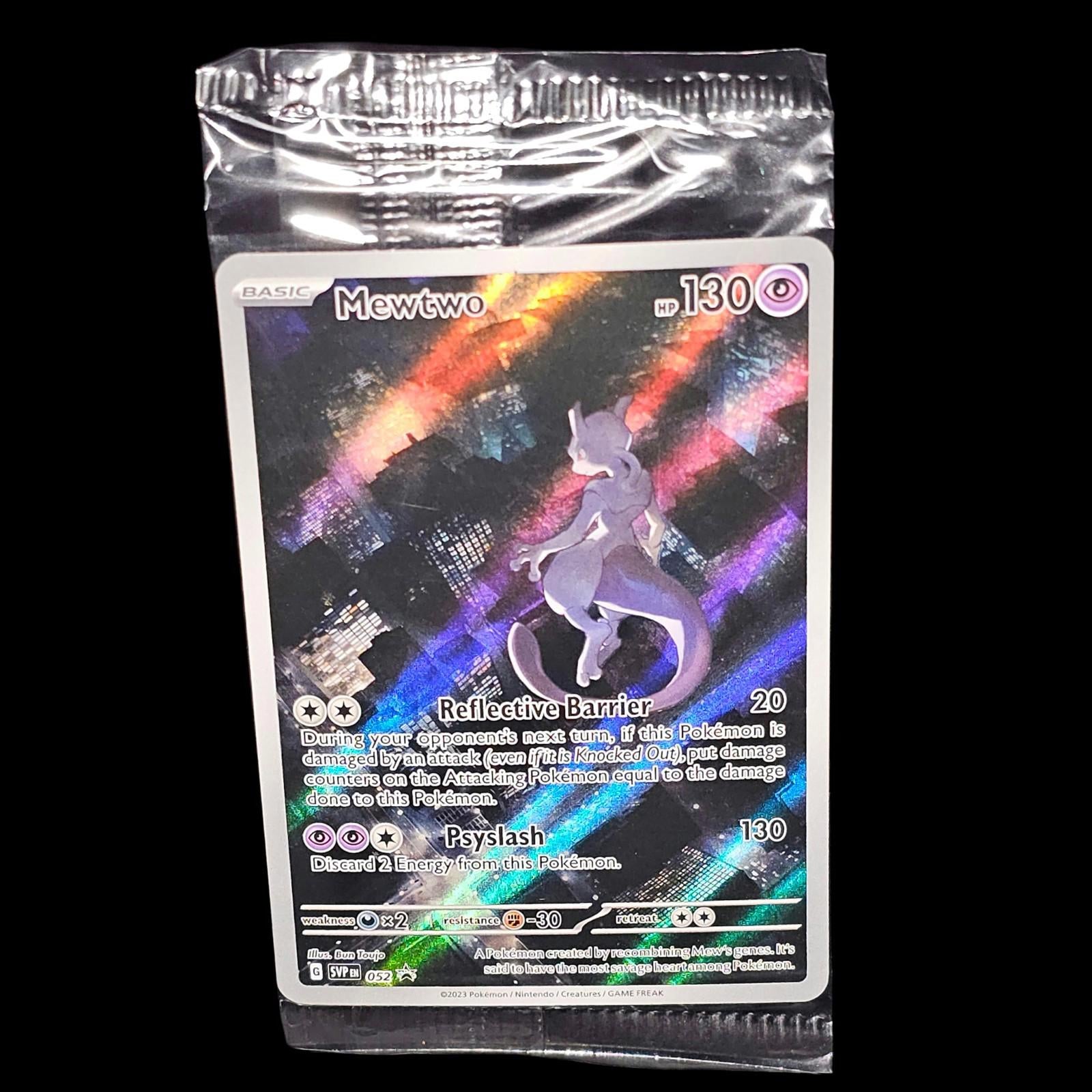 Pokemon TCG: Scarlet & Violet Promo Full Art Mewtwo Ultra Rare SVP EN 052 Sealed