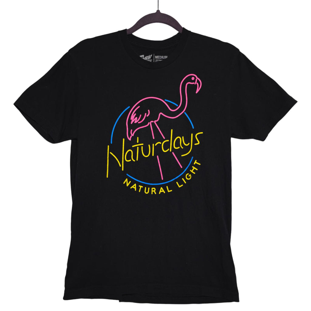 Naturdays Natural Light Flamingo Graphic T-Shirt - M by Naturdays