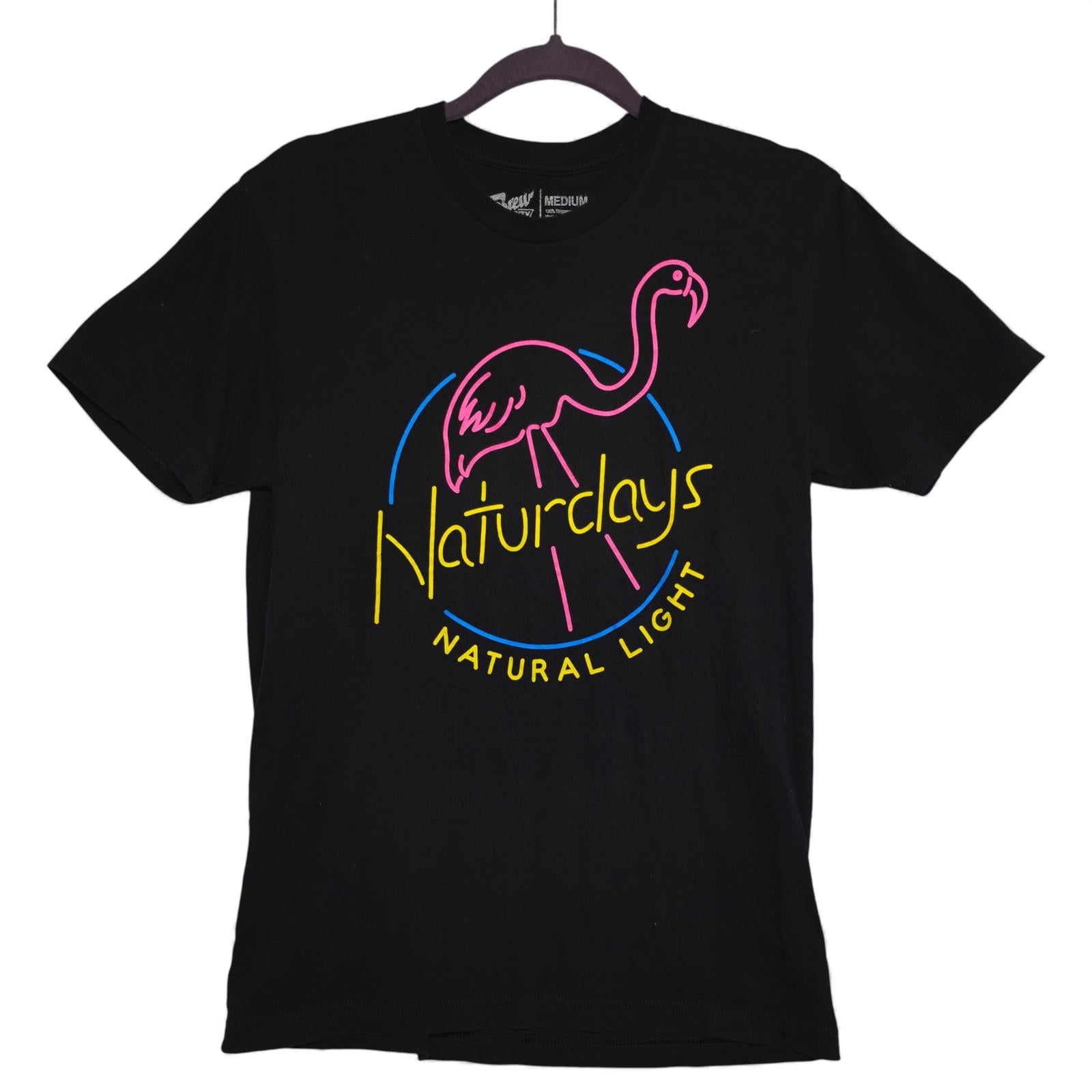 Naturdays Natural Light Flamingo Graphic T-Shirt - M by Naturdays