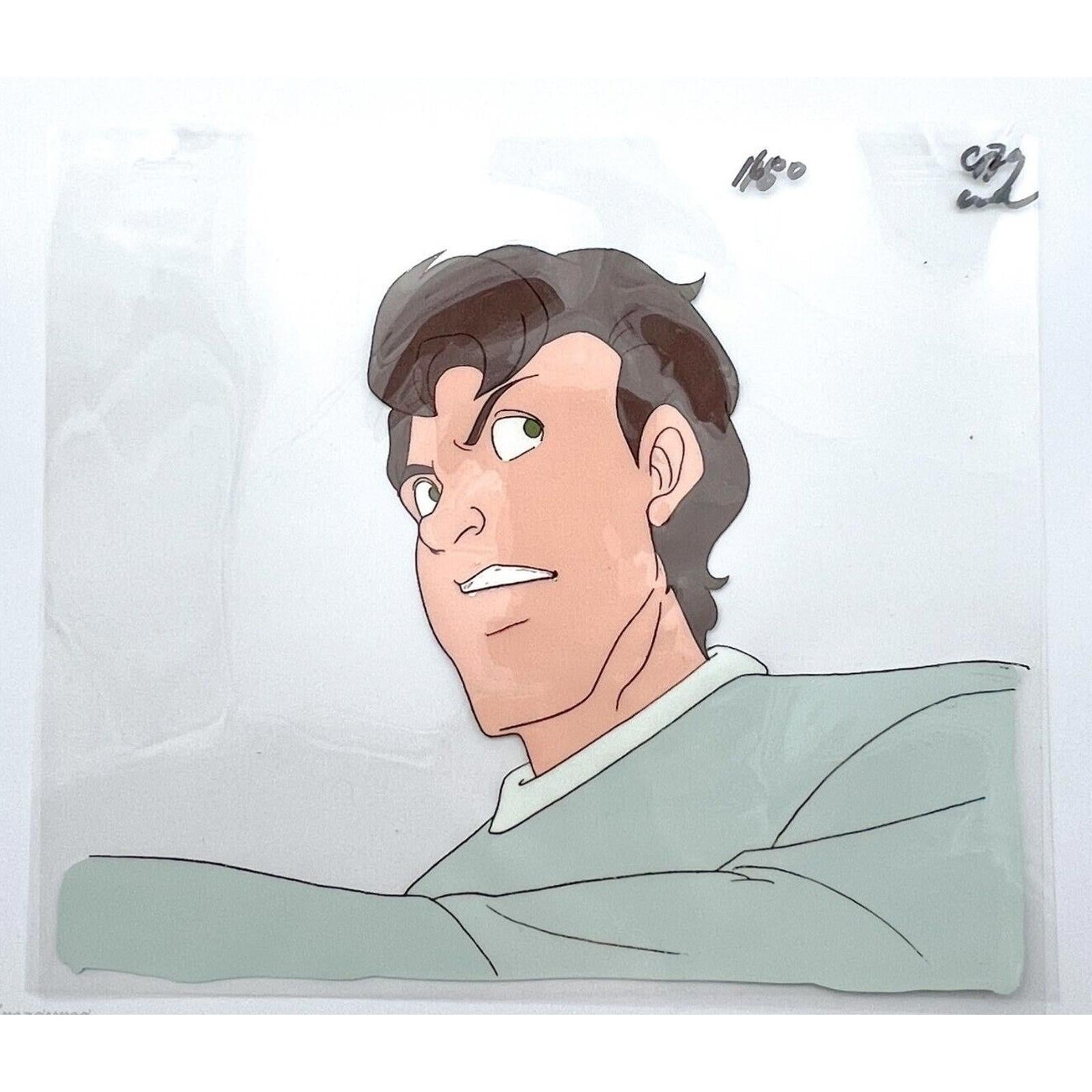 Real Ghostbusters Authentic Animation Production Cel & Drawing Dr. Peter Venkman by Dic