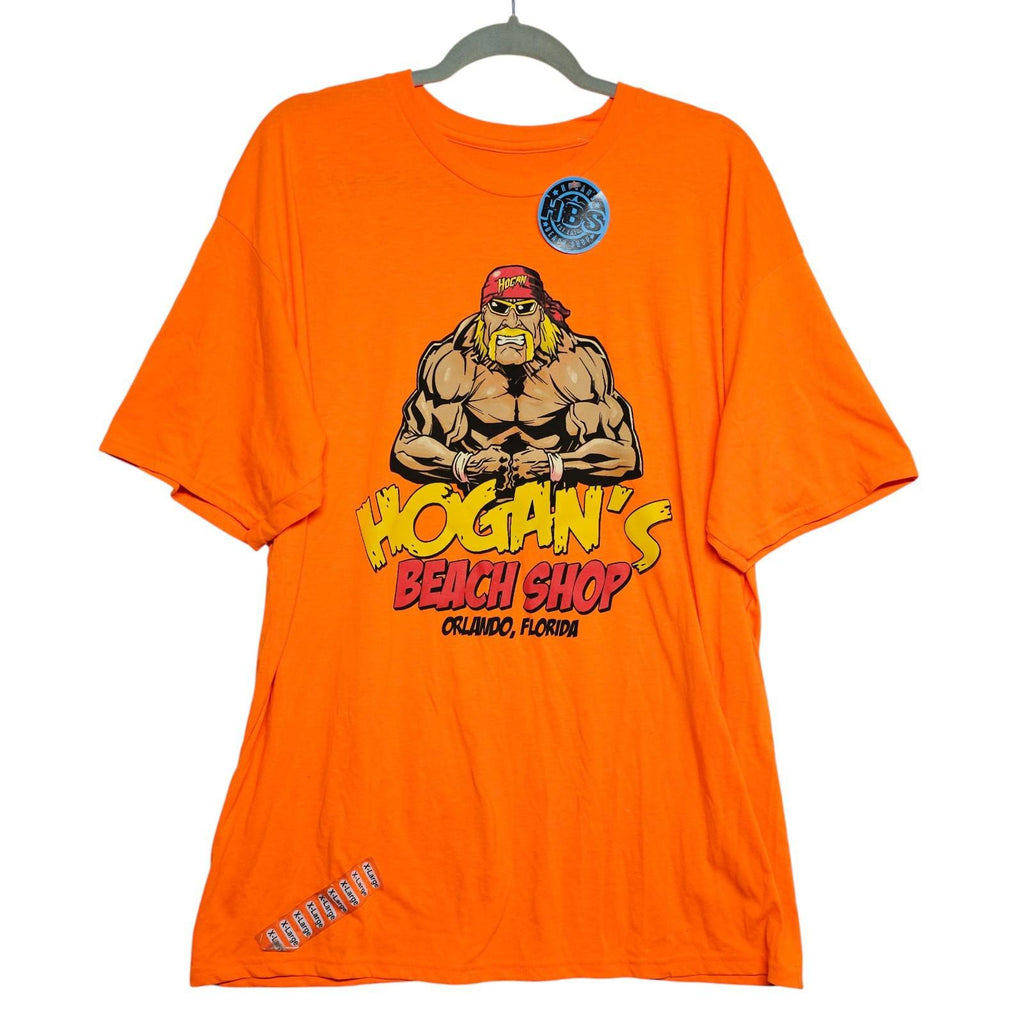 Hulk Hogan Hogan's Beach Shop Clearwater T Shirt NWT Orange - XL by Hulk Hogan