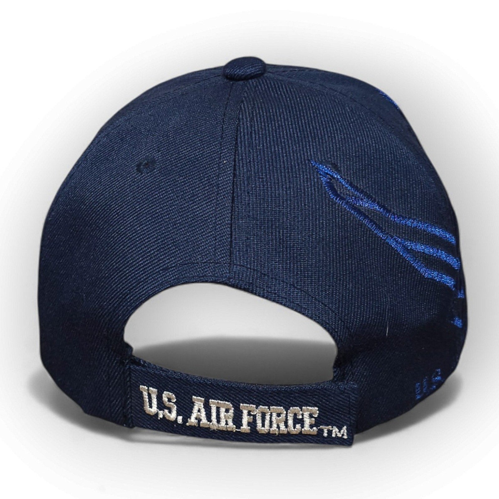 Veteran US Air Force Embroidered Eagle Logo USA White Blue Adjustable Cap by Air Force