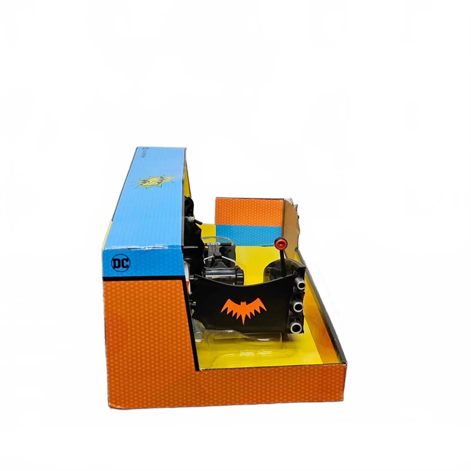 Batman Classic TV Series Batcycle with Side Car Vehicle Set by McFarlane Toys