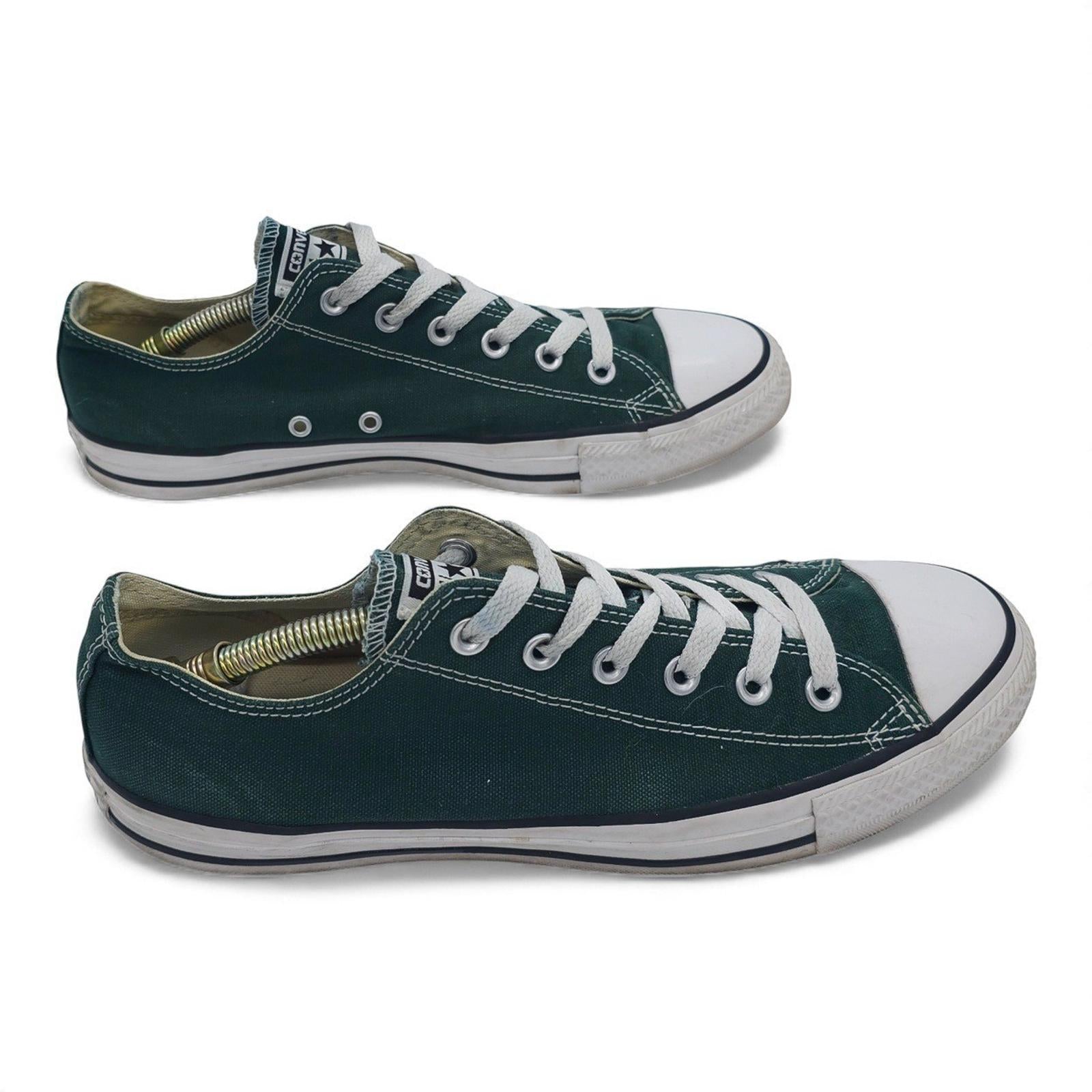 Converse Chuck Taylor All Star Low Top Sneakers Forest Green Canvas Shoes M8 W10