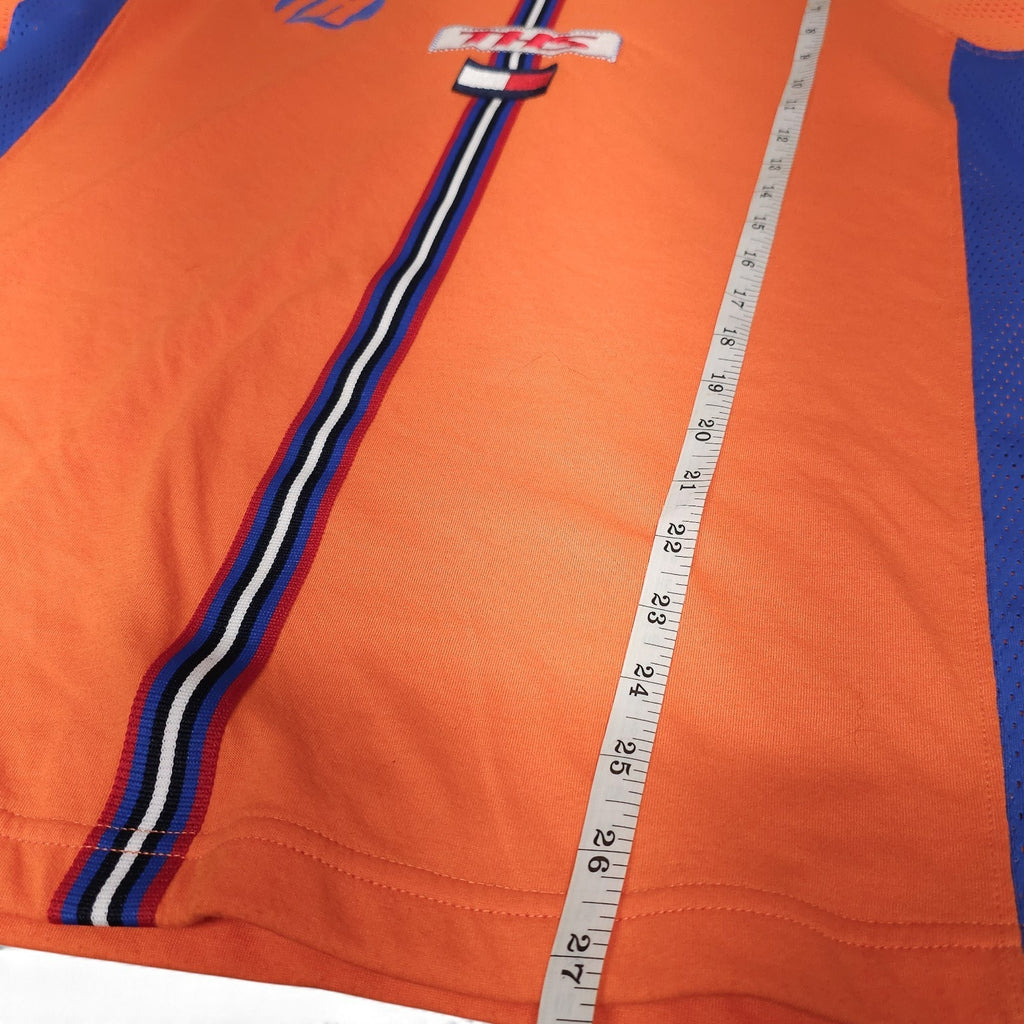 Vintage Tommy Jeans Tommy Sport Orange Blue T-Shirt Jersey 85 Adult M by Tommy Hilfiger