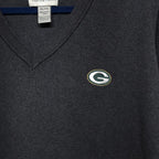 Green Bay Packers Cutter & Buck Tri-Blend V-Neck Pullover Sweater Adult XXL by Cutter & Buck