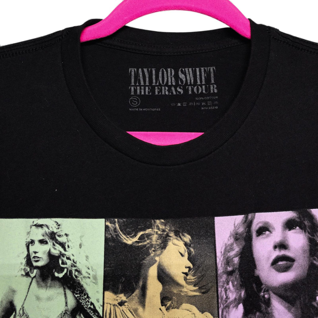 Taylor Swift The Eras Tour Black Graphic T-Shirt by Taylor Swift