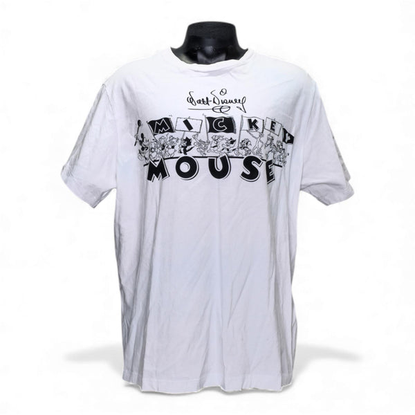 Walt Disney 100 Years Mickey Mouse White Graphic T-Shirt