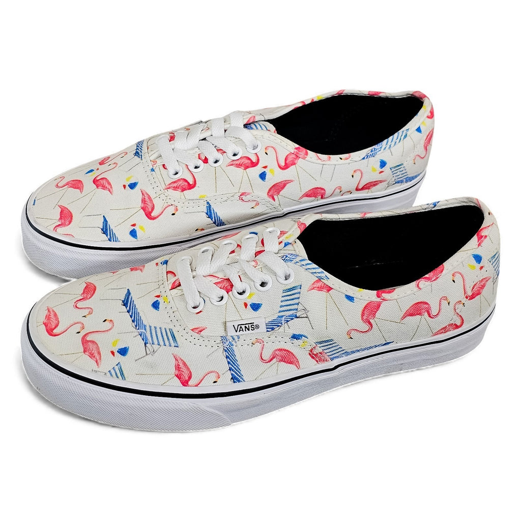 Vans Off The Wall Pool Vibes Flamingo Classic White Shoes Sneakers 8.5m/10w by VANS