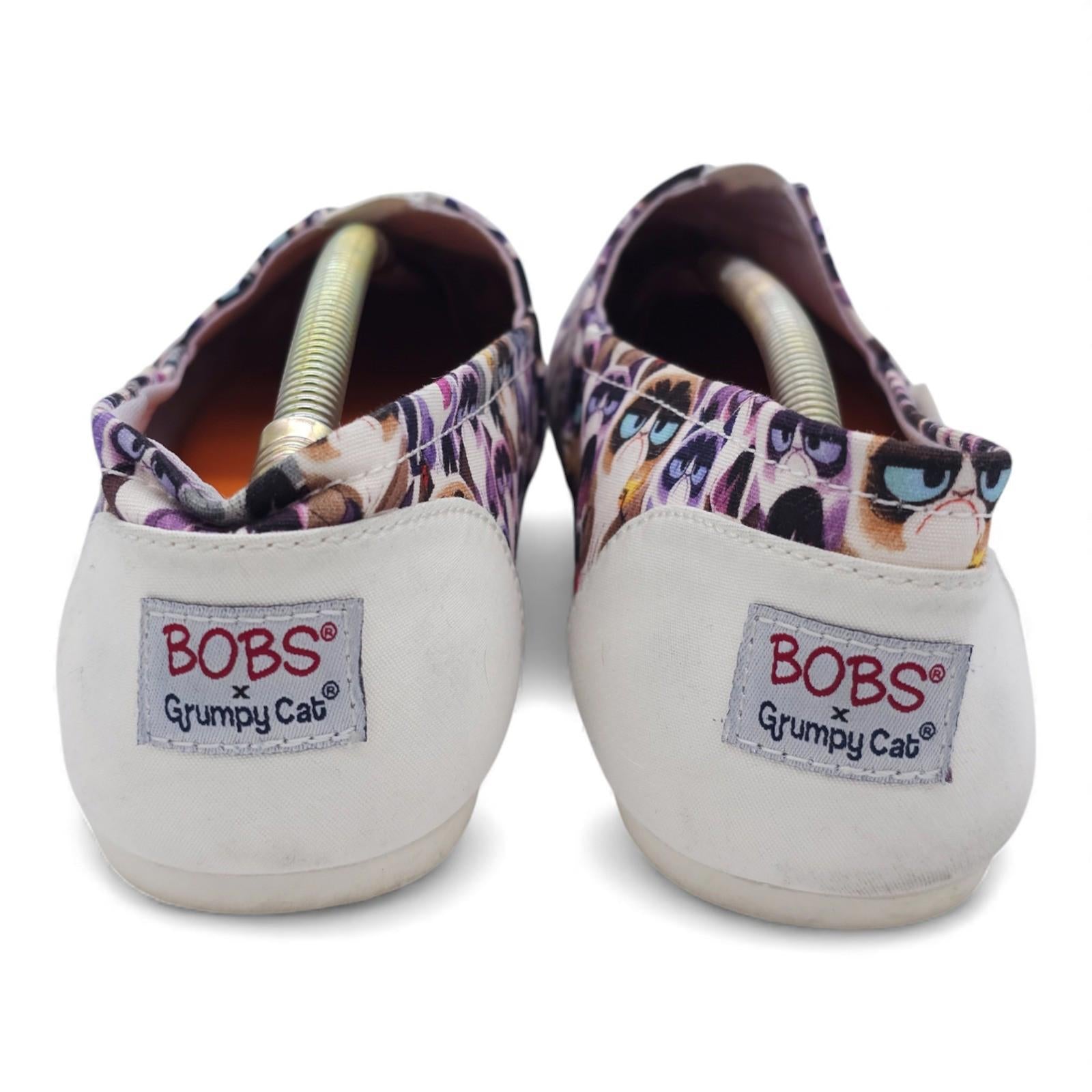 BOBS x Grumpy Cat Slip On Shoes Memory Foam Loafers Womens Size 9.5