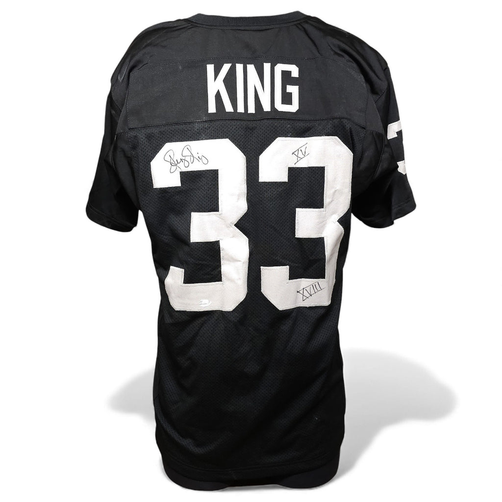 Kenny King - Signed Oakland Raiders Jersey - JSA Cert W336507 Adult L by NFL