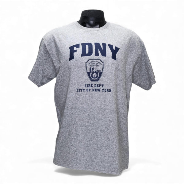 FDNY Fire Department City of New York Gray T-Shirt - L