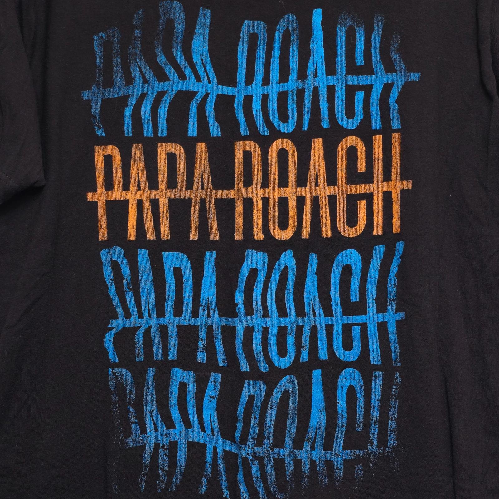 Papa Roach Who Do You Trust? World Tour 2019 Black Graphic T-Shirt - L by Papa Roach