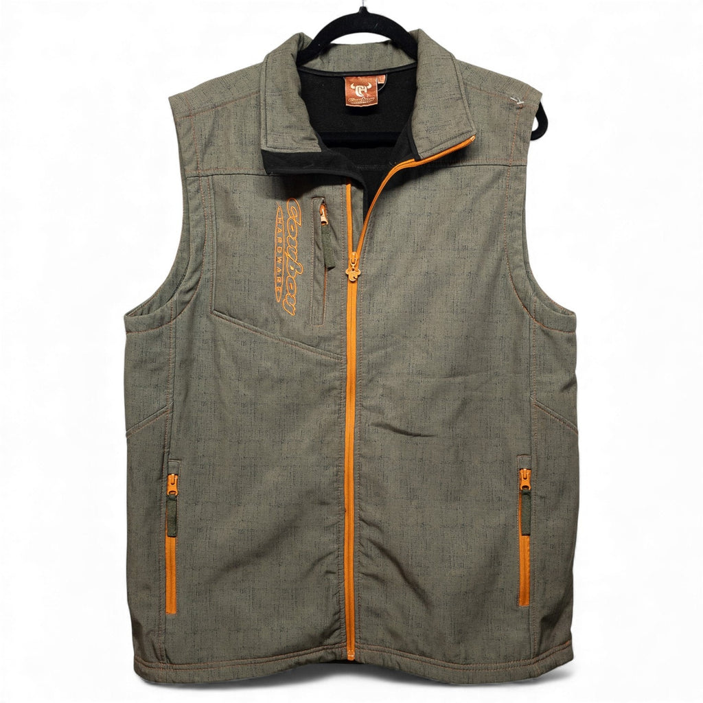 Cowboy Hardware Vest Olive Orange - L by Cowboy Hardware