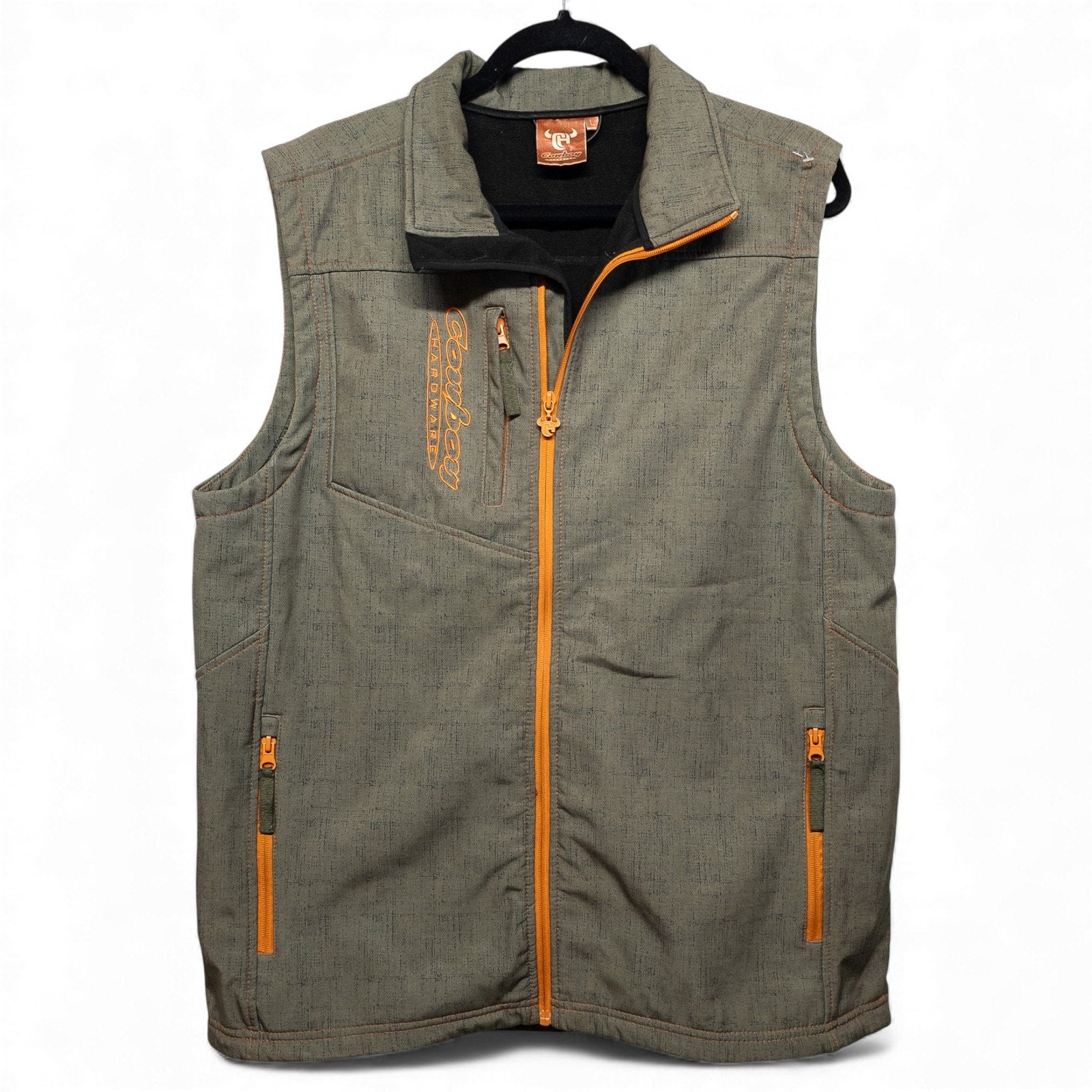 Cowboy Hardware Vest Olive Orange - L by Cowboy Hardware