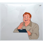 Real Ghostbusters Authentic Animation Production Cel & Drawing Ray Stantz C-30 by Dic