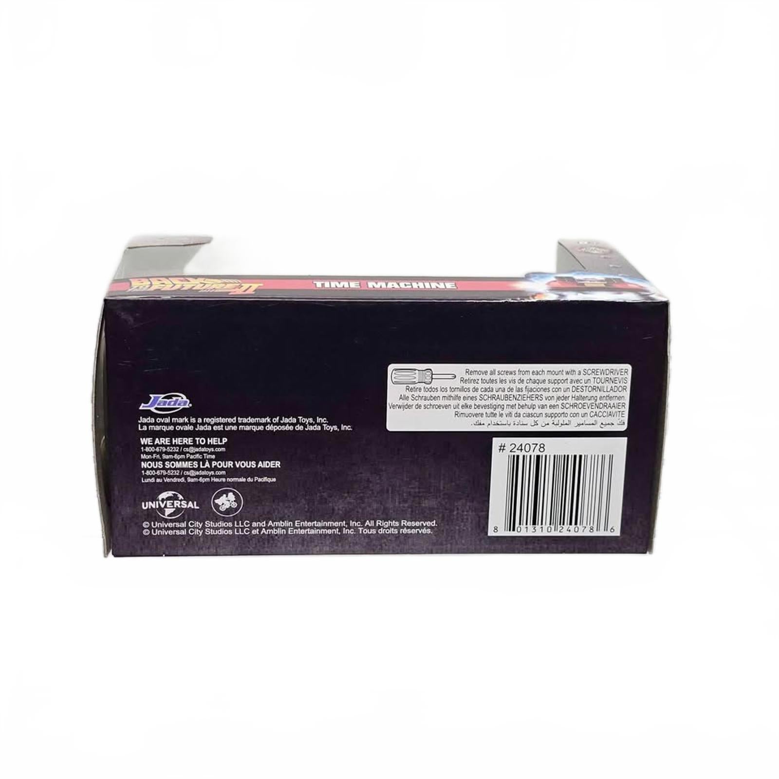 Jada Toys Back to the Future II Time Machine Die-Cast Miniature Car 1:32 by Hollywood Rides