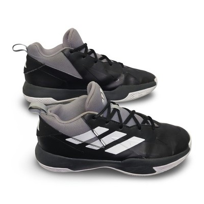 Adidas Court Control Basketball Shoes Men's 6.5 Black Grey Cloudfoam IE9252 Good