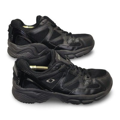 Men's Athletic Walking Shoes Apex X520 Black Slip Resistant US 9 Good