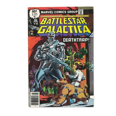 Marvel Comics Battlestar Galactica 3 May 1979 Deathtrap! Comic Book