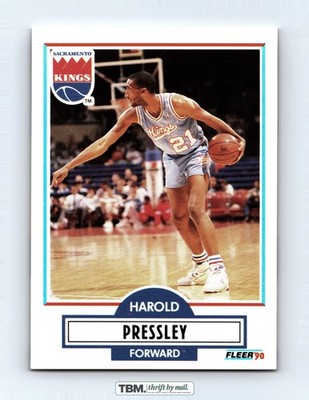 1990 Fleer #166 Harold Pressley 8.0