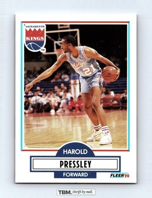 1990 Fleer #166 Harold Pressley 7.5