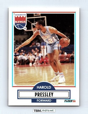 1990 Fleer #166 Harold Pressley 8.0