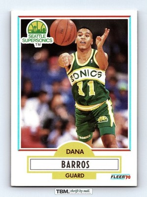 1990 Fleer #175 Dana Barros 8.0