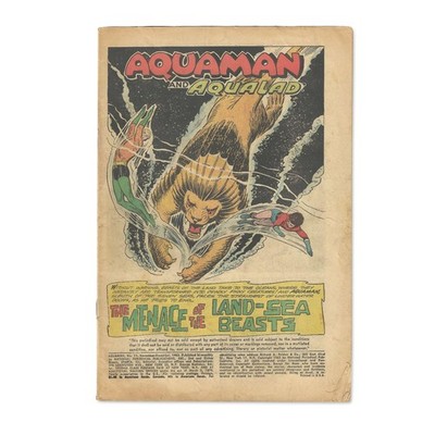 DC Comics Aquaman #12 and Aqualad The Menace of Land Sea Beasts 1963